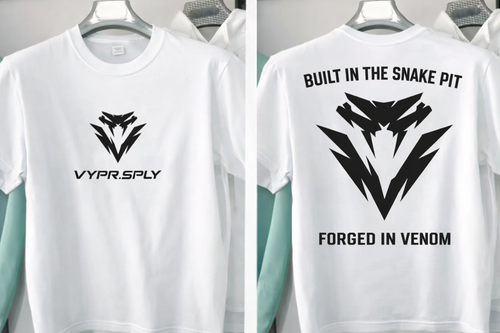 "Built In The Snake Pit, Forged In Venom" Drop Shoulder Gym Tee